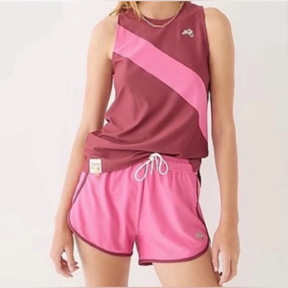 Tracksmith X J Crew Van Cortlandt Singlet - Women’s L - Beet/Dahlia - NWT